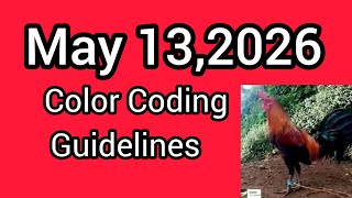 May 13,2026 Color Coding Guidelines