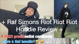 + Raf Simons Redux AW01 Riot Riot Riot 'Antwerp' Hoodie Review | Nebraska  Sweater On Body +