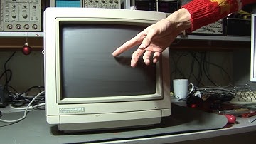 Commodore 1084s video monitor repair video