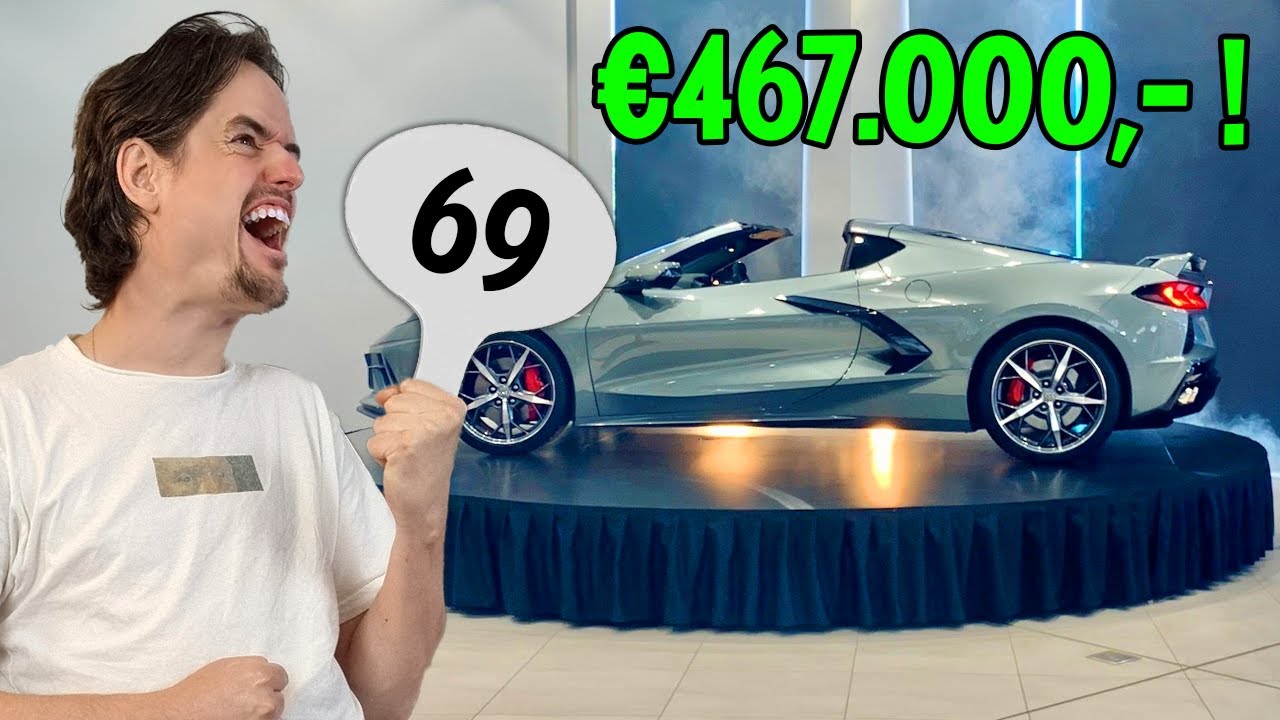 Eigen auto van € 467.000,- gekocht van een veiling