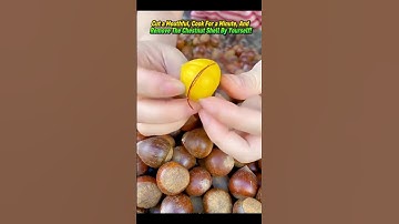 Shell Chestnuts FAST! Peel Them Easily in 1 Minute (No More Struggles!)