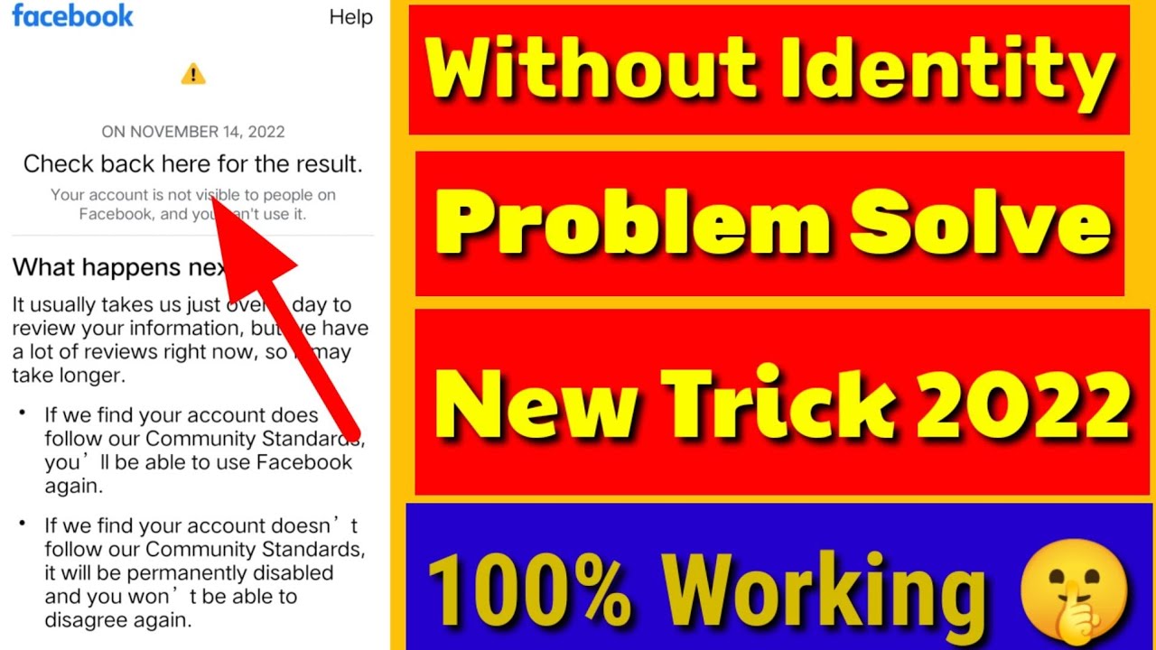 fix a problem check back here for the result facebook 2022 || without ...