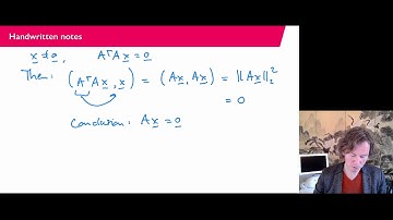 3-2 Least squares problems and the normal equations