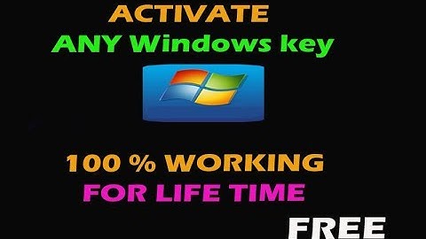 How to activate windows 10 , 8 , 8.1, 7 , All version with out product key