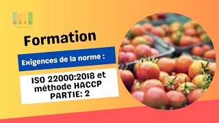 Extrait riche de la formation ISO 22000: 2018 et HACCP (1)