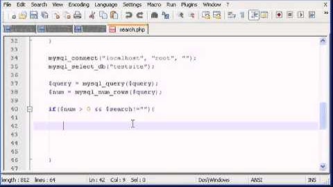 PHP Tutorial   33  Search Engine part 2  360p