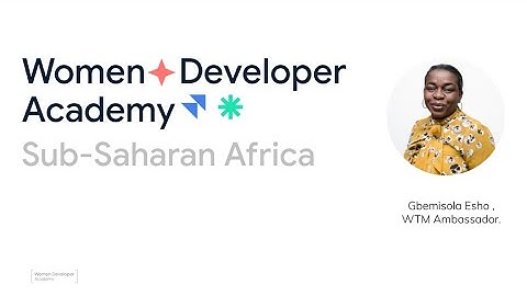 Women Developer Academy : Generative AI , Security in the Cloud by Gbemisola Esho
