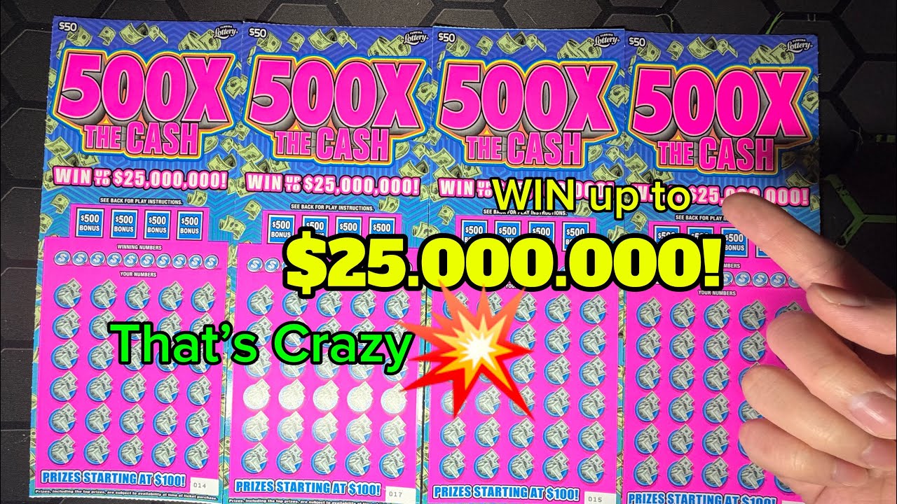 Just released! $50 500X The Cash – Could this be the one? 🎟️