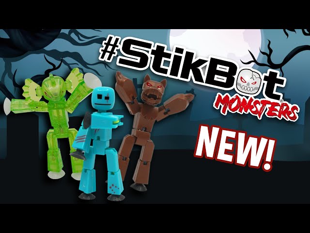 Stikbot Monsters - Werewolf & Cyborg Pack