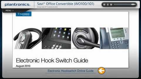 Plantronics Savi Office WO100 with Avaya one-X Interactive Setup Guide (iPhone sample video)