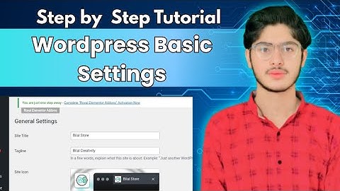 ✅ WordPress General Settings Tutorial 2025 | Complete Step by Step Guide