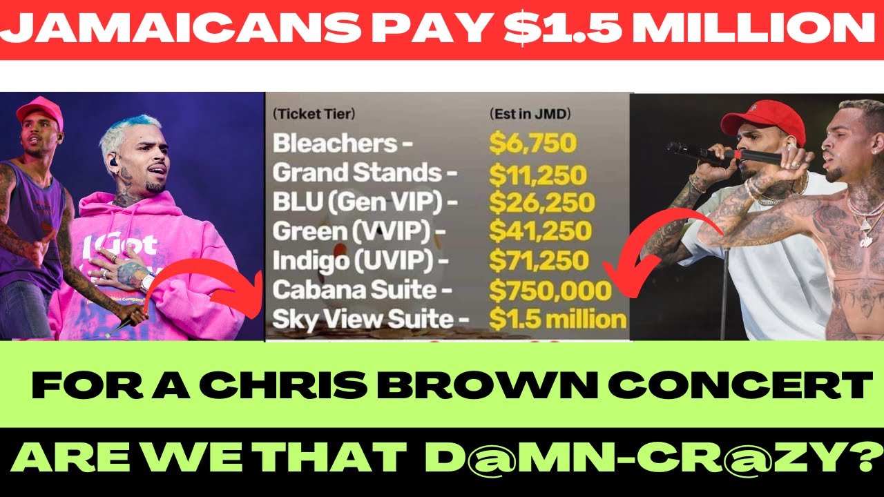 BREAKING NEWS Jamaicans WILLING To PAY 1.5 MILLION For A Chris Brown