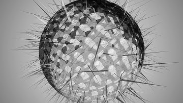 4K B&W Geometric 3D Sphere #MotionGraphics #VJLOOP #AAVFX 6