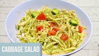 The Best Mint Cabbage Salad Mediterranean Salad Eats With Gasia