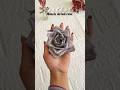 aesthetic black dried rose/ paper flower#diyrose #flowermaking #aestheticrose #paperrose