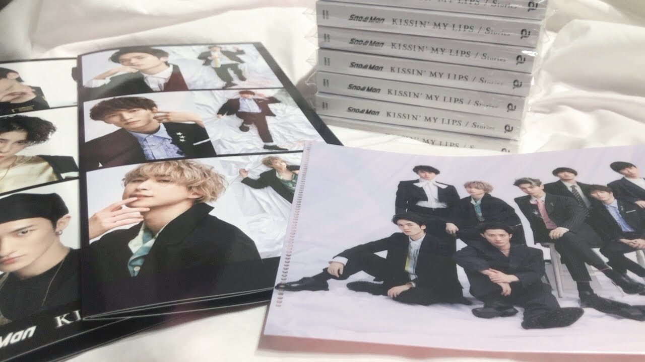 ☃︎ SnowMan 2nd single KISSIN' MY LIPS / Stories 開封