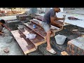 The Most Accurate And Beautiful Technique Of Installing Outdoor Stone Steps With Patterned Stone