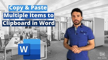 Copy & Paste Multiple Items to Clipboard in Word