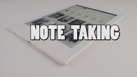 Boyue Likebook Mimas Note Taking