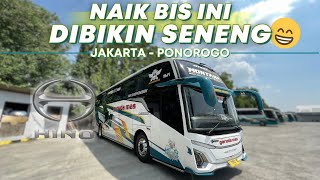 BIS INI CREWNYA PALING RAMAH 😁 Trip Jakarta - Ponorogo bersama Garuda Mas VIP  Class Montana Reborn