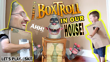 There's a BOXTROLL in our House!  (FGTEEV GAMEPLAY / SKIT with BOXTROLLS iOS Game)