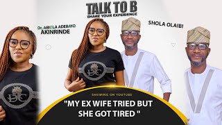 "MY EX WIFE TRIED BUT SHE GOT TIRED " - NOLLYWOOD ACTOR, OFFICER GAJI | TALK-TO-B (EPISODE 62)