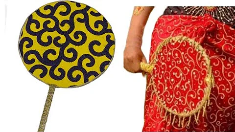 DIY Ankara Bridal Hand Fan From The Scratch /Step By Step Tutorial #2024