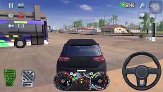BUS STATION CRASH GOLF VII LOS ANGELES  DRIVING TAXI CAR SIMULATOR 2021  CITY DRIVER GAME ANDROID screenshot 4