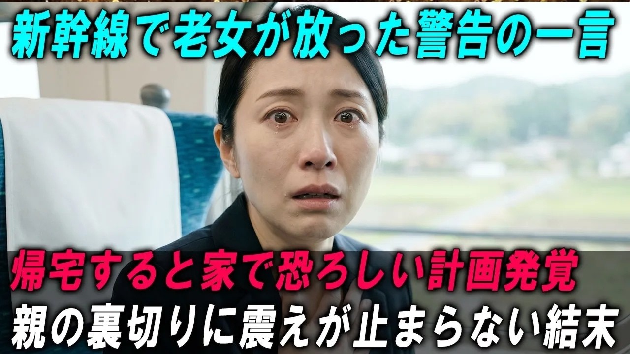 あの日、新幹線で隣に座った見知らぬ老婆が、私にこう言ったのを、今でも鮮明に覚えている――「あんた、このまま実家に帰ったら、家を失うわよ」って。父の喜寿の祝いのために、私は故郷へ向かう帰路にいた。手土産の特選酒と、母へのストールを抱えて。その言葉を、私はただの老婆の戯れ言だと笑い飛ばした。だって、私は20年以上、毎月欠かさず実家に仕送りをし、弟の借金も、屋根の修理代も、全てを肩代わりしてきた“...