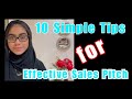 How to make an Effectice Sales Pitch in 2 mins. | Public Speaking | 10 Tips | Sales Pitch Role Play