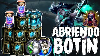 LOL Abriendo botín ( orbes cofres cápsula arcane worlds dracomante galante )