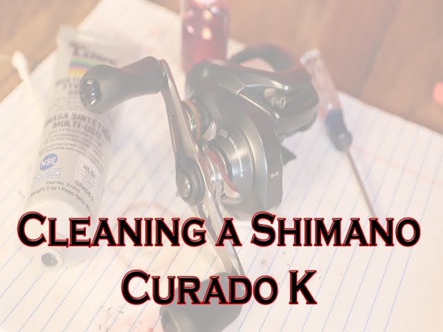 SHIMANO CURADO M - Take Apart & Tune Up - Reel Maintenance 