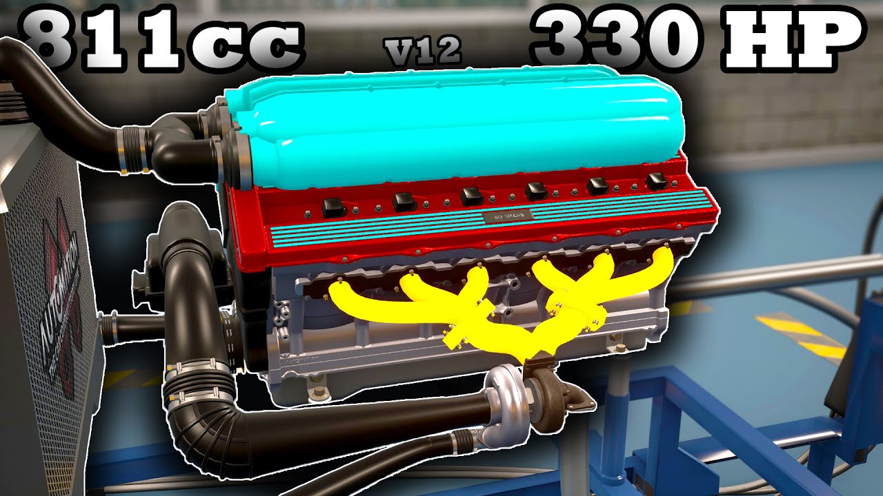 The Most Smallest, Powerful V12 Engine Ever | Automation The Car ...