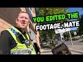 Angry UK Sergeant LOSES IT When Auditor Shows The Full Footage!