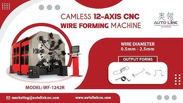 12 - Axis CNC Wire Forming Machine | WF-1242R | Cam less (Available in Alibaba and Made in China)