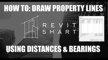 Revit Smart: How To Draw Property Lines Using Distances & Bearings