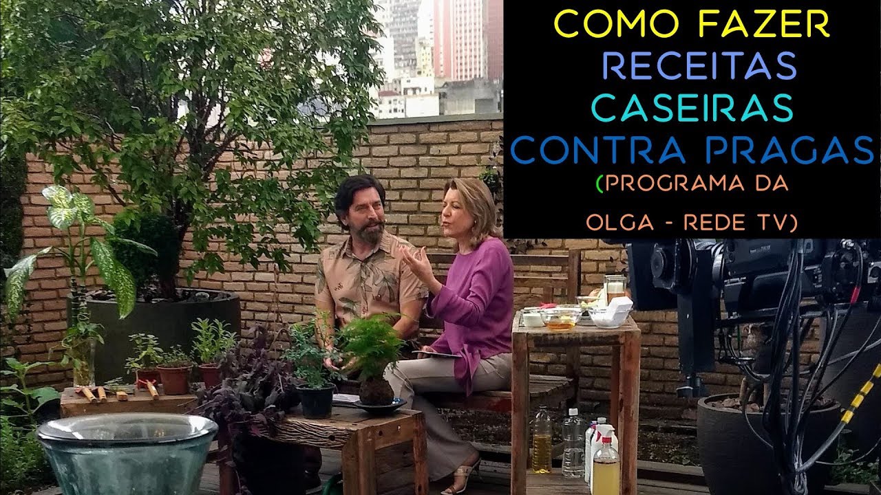 COMO FAZER RECEITAS CASEIRAS CONTRA PRAGAS PARTICIPAÇÃO PROGRAMA DA OLGA REDE TV