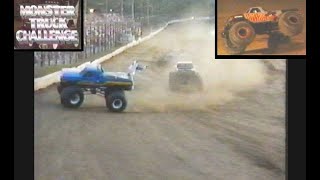 1990 ESPN SPEEDWORLD TNT MONSTER TRUCKS! RACE #2, WEST LEBANON NEW YORK!