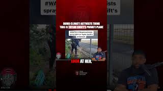 These fools actually thought they were spray painting Taylor Swift's plane LOL