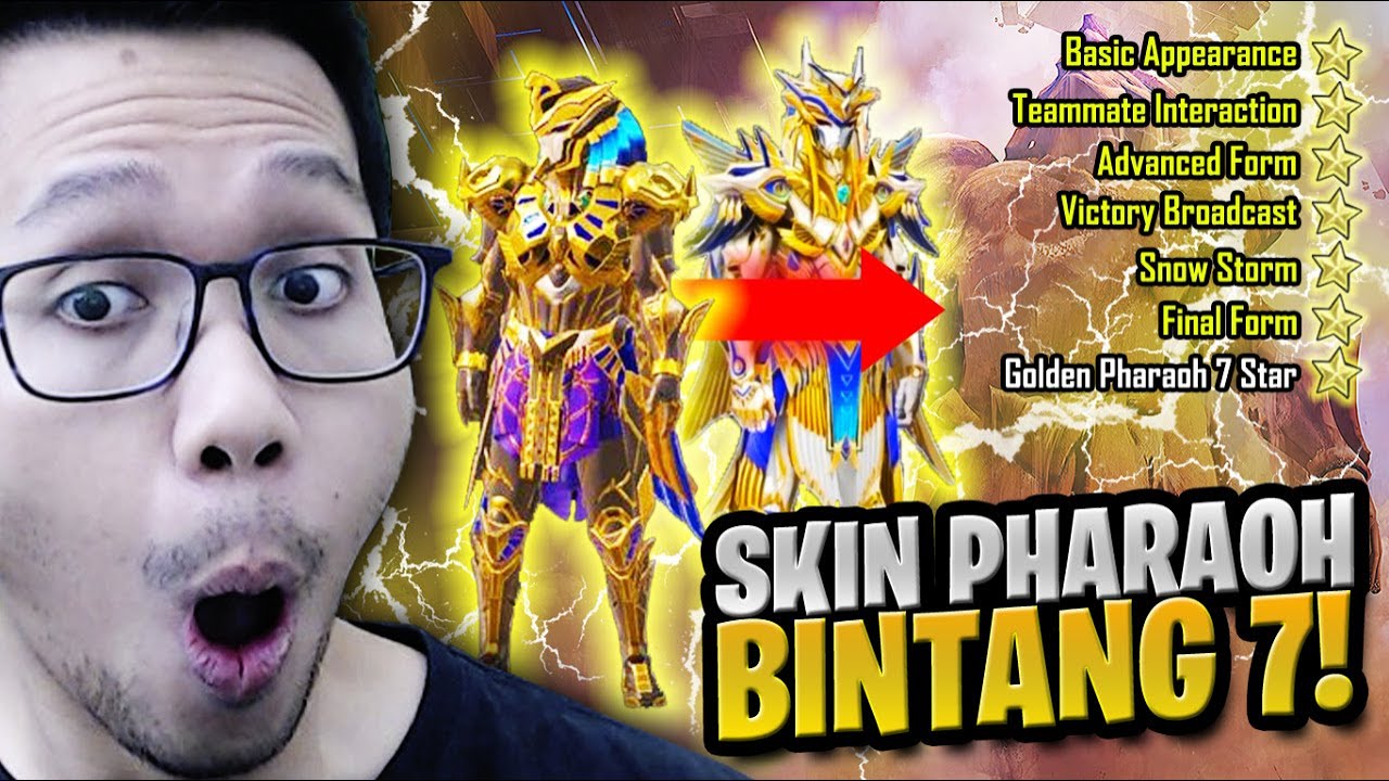 INI DIA SKIN GOLDEN PHARAOH ULTIMATE! TAMBAH KEREN AJA MAX LEVEL NYA! – PUBG MOBILE