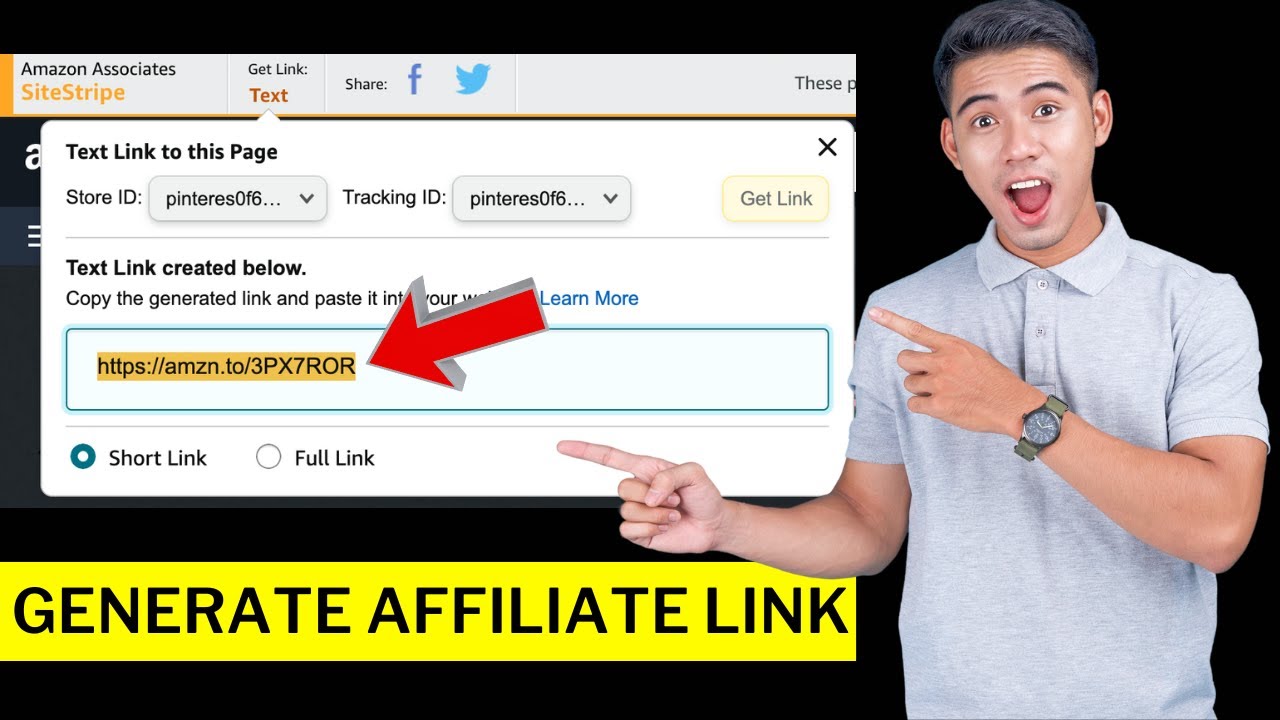 How To Generate Amazon Affiliate Link - 2024 Full Guide - YouTube