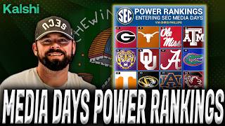 2026 SEC Football POWER RANKINGS Entering SEC Media Days via Chris Phillips