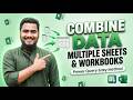 Multiple Sheet এক Sheet এ Merge করুন Automatically 😱 | Power Query Bangla
