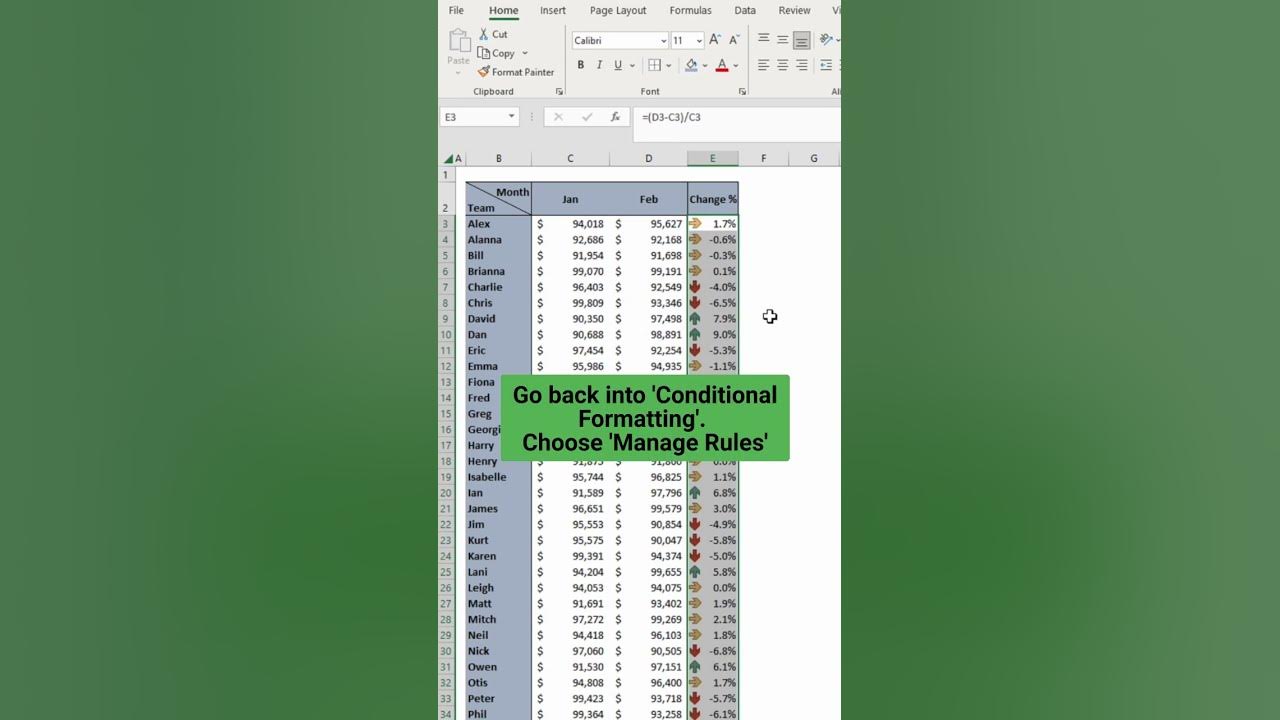 excel-how-to-create-two-arrow-icon-set-using-conditional-formatting