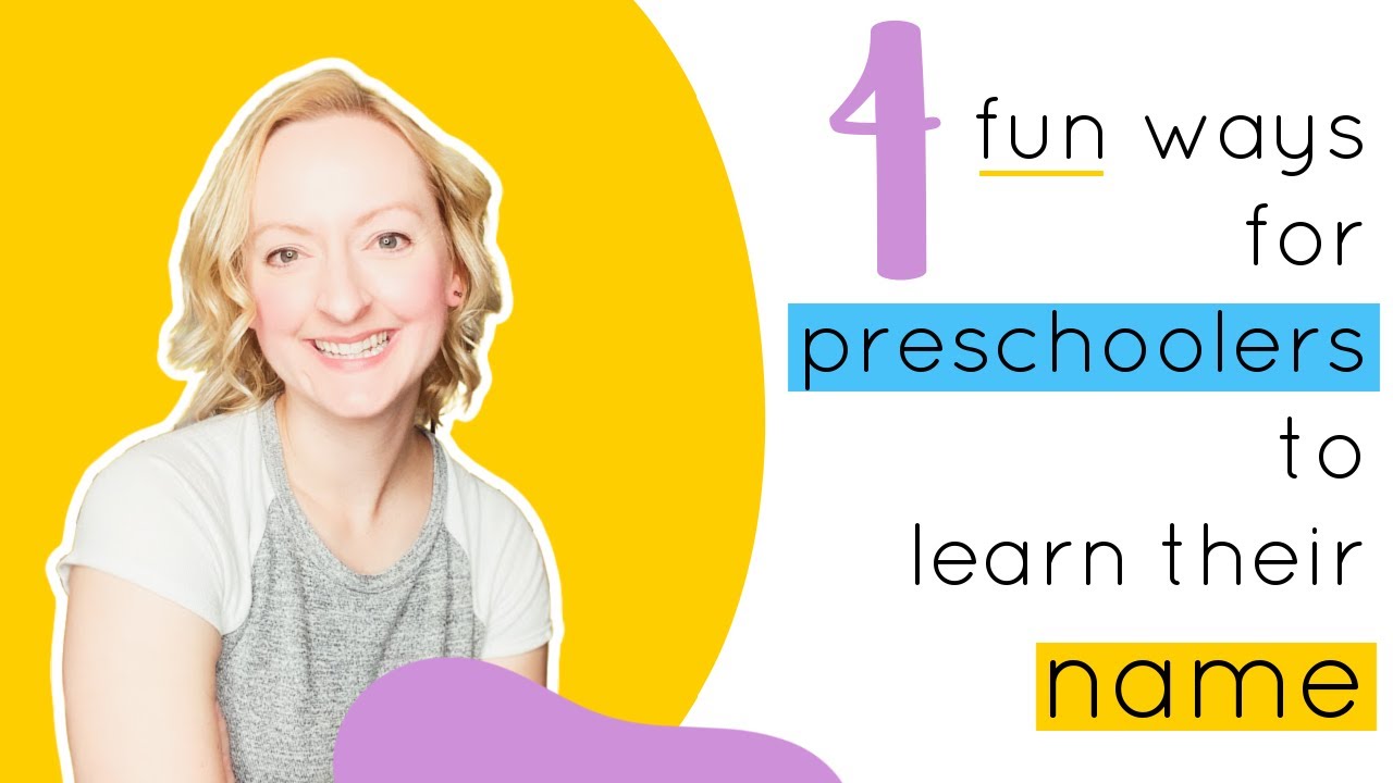 Preschool Name Learning Activities - YouTube