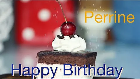 Happy Birthday Perrine