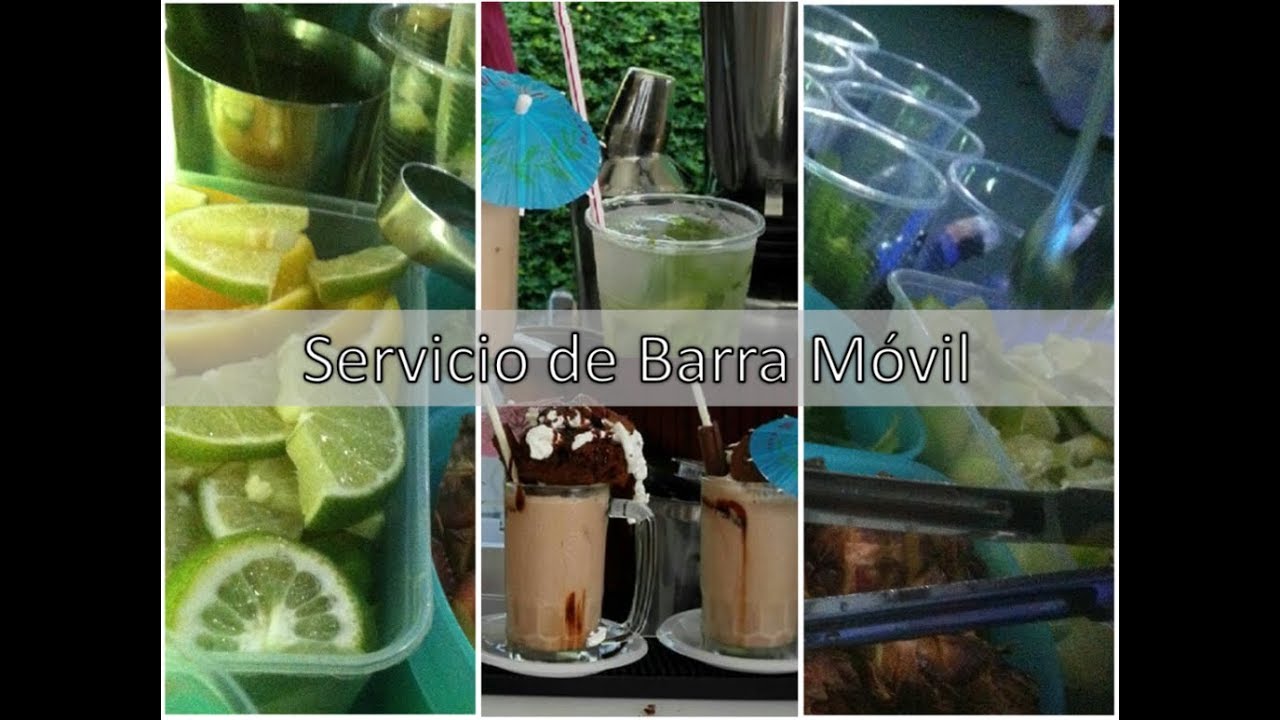 Sabes qué es un Servicio de Barra Móvil? - Andcoctel - YouTube