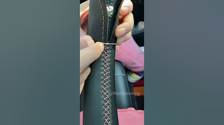 DIY steering wheel cover: easier than it looks🙌🏻 #automobile #car #interiordesign #sewing #tips