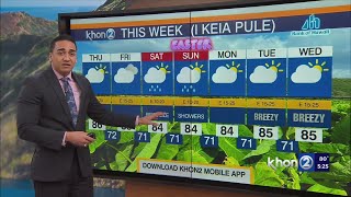 Locally breezy trade winds prevail across the islands Trade Winds To Return And Prevail This Week