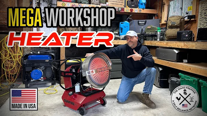 How I'm Heating My Workshop This Winter! 🥶 🔥 SF-80 Sunfire - Dual Fuel Combustion Ceramic  Heater